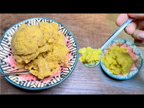 Mango and banana ice cream | no ice cream maker | More delicious than other ice creams | agar agar🍨