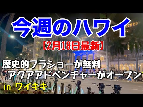 【今週のハワイ★２月１８日最新版】１週間のハワイ情報をまとめてお届け♪これを見ればハワイの今がわかる！！