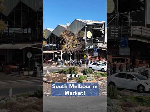 South Melbourne Market | Winter food tour ❄️🍷 #melbournefood #southmelbournemarket #melbournefoodie