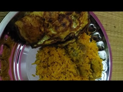 today special chicken biryani ||with omelette😋😋😋|| [ subscribe ]