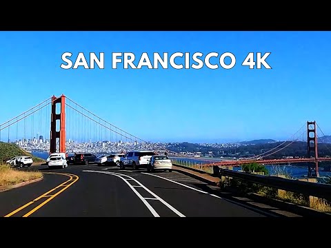 San Francisco 4K Driving Tour | Marin Headlands Scenic Drive