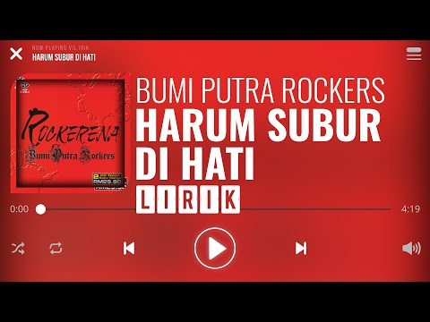 Bumi Putra Rockers - Harum Subur Di Hati [Lirik]