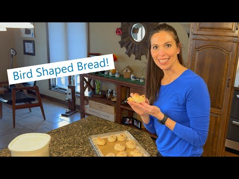 Creating Adorable Bird-Shaped Bread: A Fun & Easy Tutorial! #bread #spring #birds #dinner