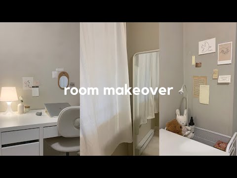 room makeover & tour 2023 🧺🧹 minimalist aesthetic, pinterest inspired