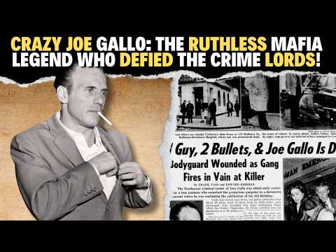 Crazy Joe Gallo: The Ruthless Mafia Legend Who Defied the Crime Lords!