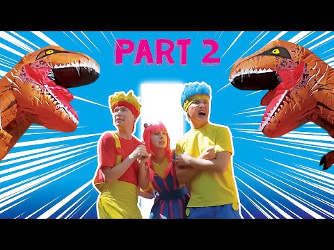 Boom-Boom and Magic Closet #2 (World of Dinosaurs) | D Billions VLOG  English