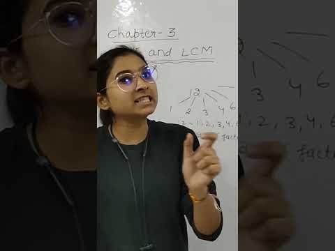 Basic of HCF and LCM. watch full video link in description #video #youtubeshorts #shorts #maths