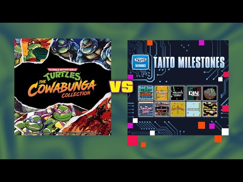 TMNT Cowabunga Collection VS Taito Milestones -- Superior Value?