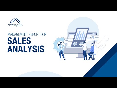 Management Reporter for Sales Analysis | CRM Sales AntMyERP- English