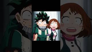 Deku with Friends. #0bvialva #mha #anime #deku #izuku #uraraka #katsuki #shoto #capcut creds:@esqy