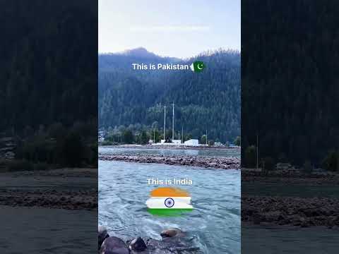 #keranvalley #india 🇮🇳 🇵🇰 border #kashmir #loc #neelumvalley #neelumriver #kishangangariver