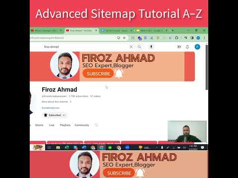 Advanced Sitemap কি? কীভাবে বানায় #firozahmad #seoexpert #trading #sitemap #sitemapxml