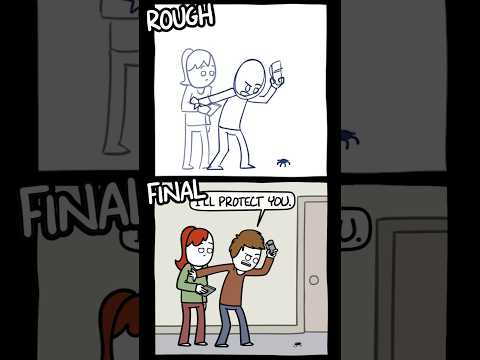 Rough VS Final Animation