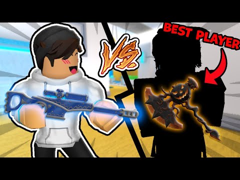 I 1v1'd ONE OF THE BEST MM2 PLAYERS... (Murder Mystery 2)