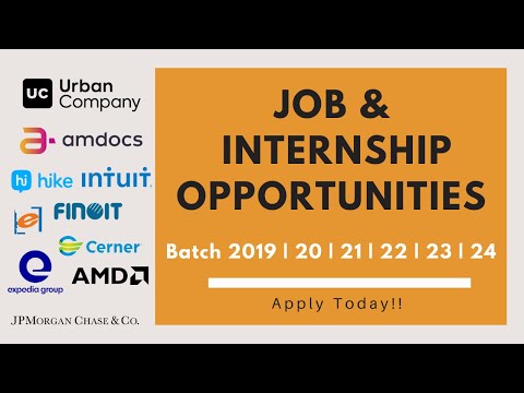 Job & Internship Opportunities | 2019 | 20 | 21 | 22 | 23 | 23 | 23 | Apply Now