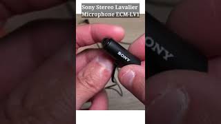 Sony Stereo Lavalier Microphone ECM LV1