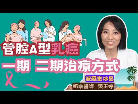 【精彩預告】第一期第二期管腔A型乳癌的治療方式