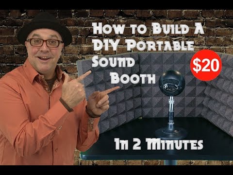 DIY Portable Sound Booth $20 - The Jack Paar Show