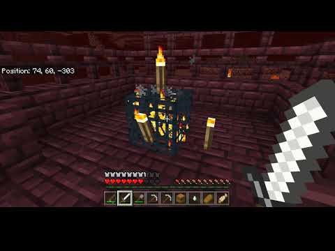 57  TRYING TO NOT DIE IN THE NETHER! Episode 12 Minecraft Bedrock Edition Let's Play