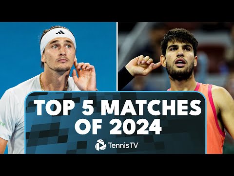 Top 5 ATP Tennis Matches of 2024 🔥