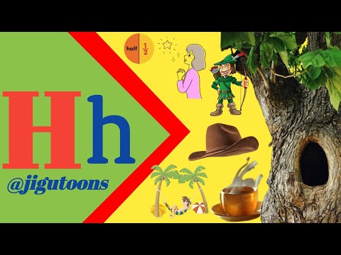 Letter h words for kids /h letter words/ Words start with letter h/ h Words/h for words