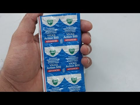 Vicks action 500 tablets use in hindi