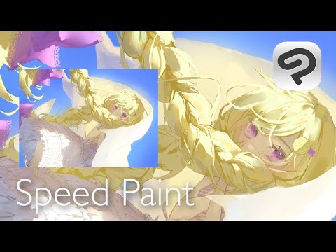 【Speed Paint】自分の代理キャラの厚塗りイラストメイキング【オリキャラ】