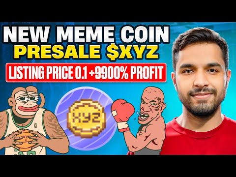 New Meme Coin Crypto Presale $XYZ Coin Buy now !!!