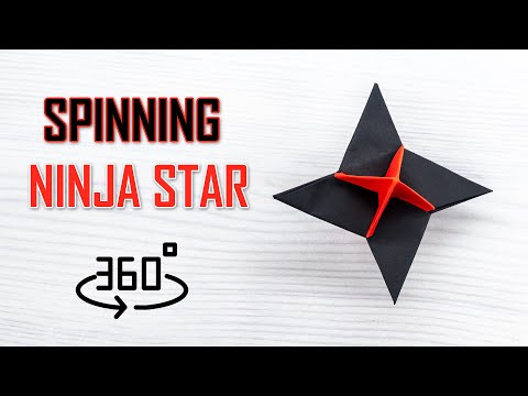 Spinning NINJA STAR - Learn How to Build a Spinning Ninja Star in Minutes!