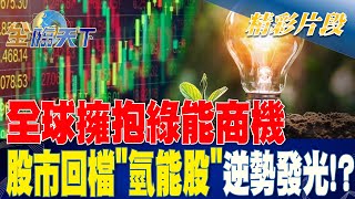 全球擁抱綠能商機 股市回檔"氫能股"逆勢發光！？ | 金臨天下20230512 @tvbsmoney