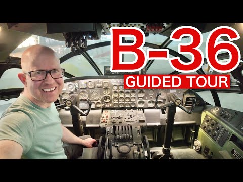 Guided tour through a TEN ENGINE Convair B-36 Peacemaker!