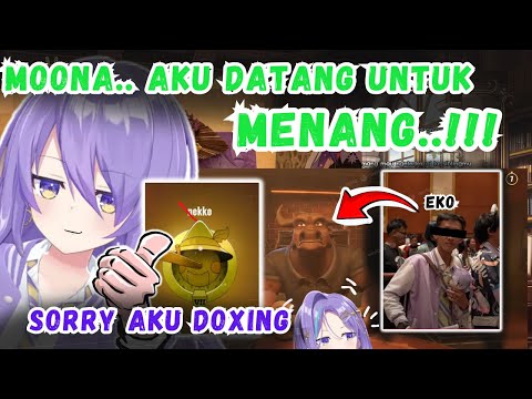 Akhirnya EKO Bisa "Meet and Great" Sama MOONA yang Doxing Di Stream.. 【Moona | Clip】