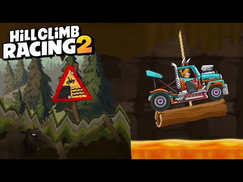 🔥5400 METERS WITH TRUCK IN FOREST TRIALS - Hill Climb Racing 2