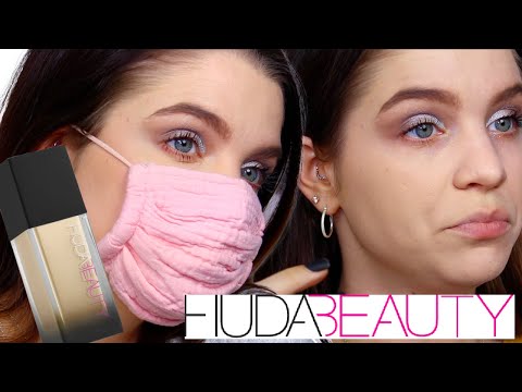 NEW HudaBEAUTY #FauxFliter Luminous Matte Liquid Foundation Review + Wear & Mask Test