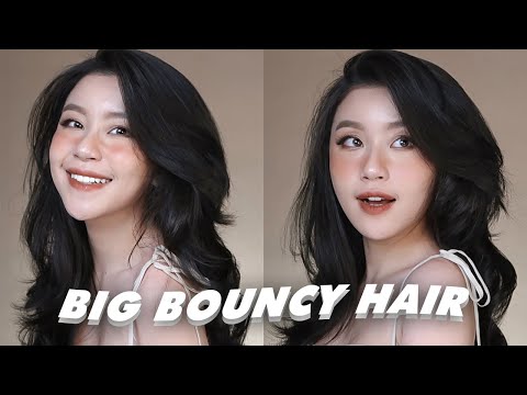 Big Voluminous Heatless Curls Tutorial | Long & Thick Haircare Routine | Quỳnh Thi |