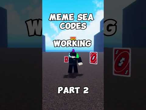 MEME SEA CODES(WORKING) PART 1 #codes #roblox #memesea