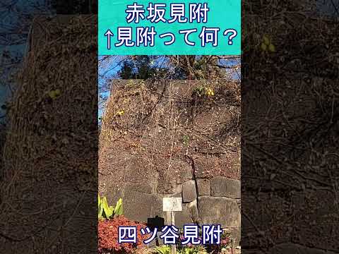 【歴史豆知識】赤坂見附の見附は江戸城の見張り施設だった？！ #short #shorts #shortvideo #散歩 #歴史