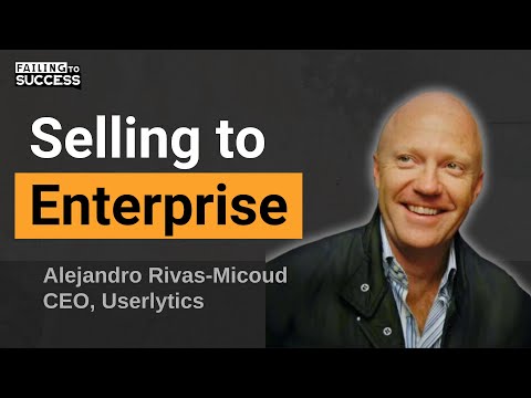 How to Sell to Enterprise Clients - Podcast & Userlytics Overview with Alejandro Rivas-Micoud, CEO