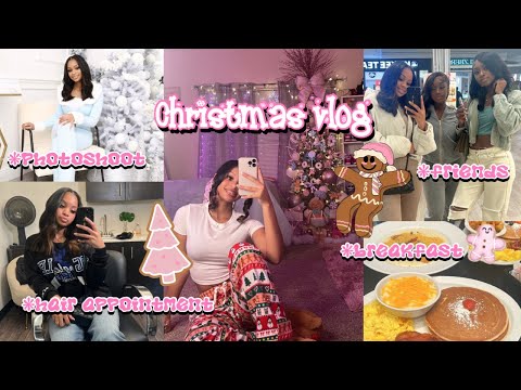 VLOGMAS✰ Christmas Vlog || decorations, photoshoot, breakfast, friends || Ra’Mariah Alexia