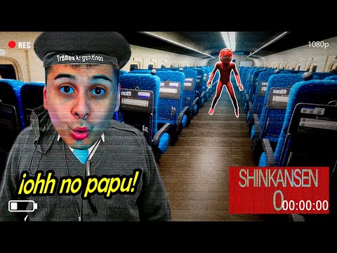 ATRAPADO en un tren con ENTIDADES PELIGROSAS.......😨 || Shinkansen (chilla's art)