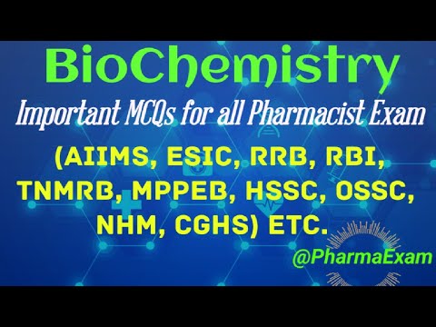 Pharmacist Exam Preparation |Biochemistry #pharmacistexampreparation #tnmrb #mppeb #hssc #aiims #rbi