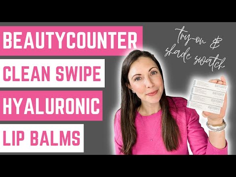 NEW Beautycounter Clean Swipe Hyaluronic Lip Balms