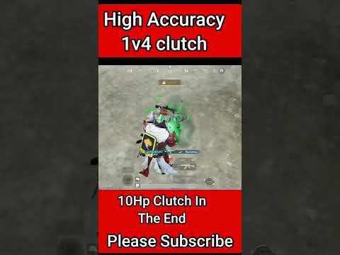 High Accuracy 1v4 clutch(BGMI)/Crazy G||#shorts#pubg#bgmi#1v4clutch#1v4#gaming