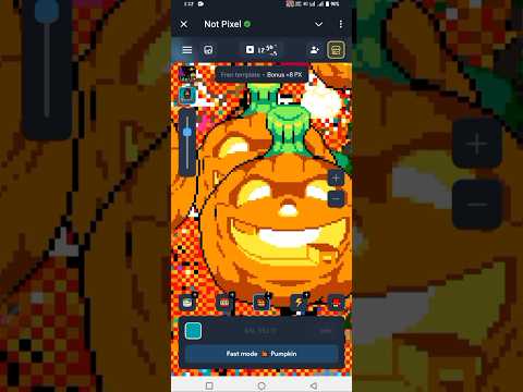 Halloween 🎃 event in notpixel || 1 click = 200PX || #notpixelairdrop #notpixel