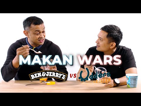 MAKAN WARS - Battle of the Ice Creams - Ben & Jerry's vs Udders Ice Cream - Episode 12