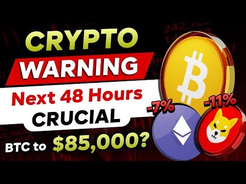 🛑 CRYPTO WARNING - Bitcoin Next 48 Hours Crucial!! | Big Shakeout Possible? | Bitcoin Crash Today