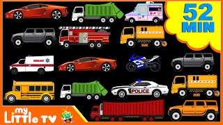 Street Vehicles | Car Wash Videos | Nursery Rhymes Plus Lots More | My Little TV