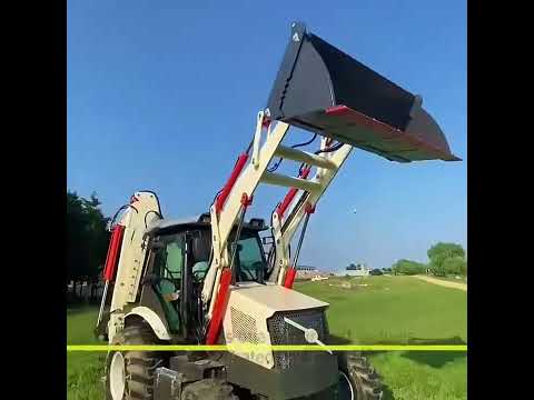 🚜4WD Backhoe Loader #wheelloader #constructionmachine