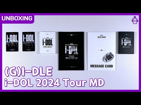 (G)I-DLE 'i-DOL' Tour MD & Neverland Zone Gift + 2023 Japan Tour #Unboxing (04/08/2024)