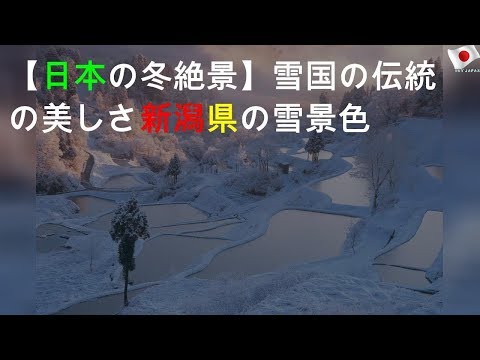 【日本の冬絶景】雪国の伝統の美しさ 新潟県の雪景色